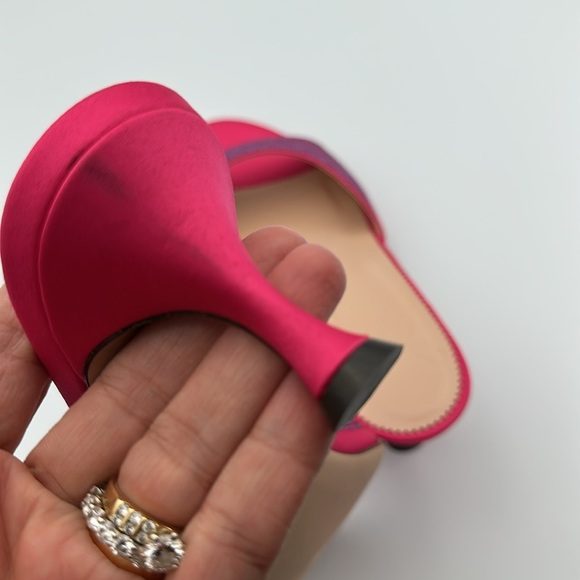 J. Crew Violeta Crystal Sandal Heels Sz8.5 - Picture 7 of 9